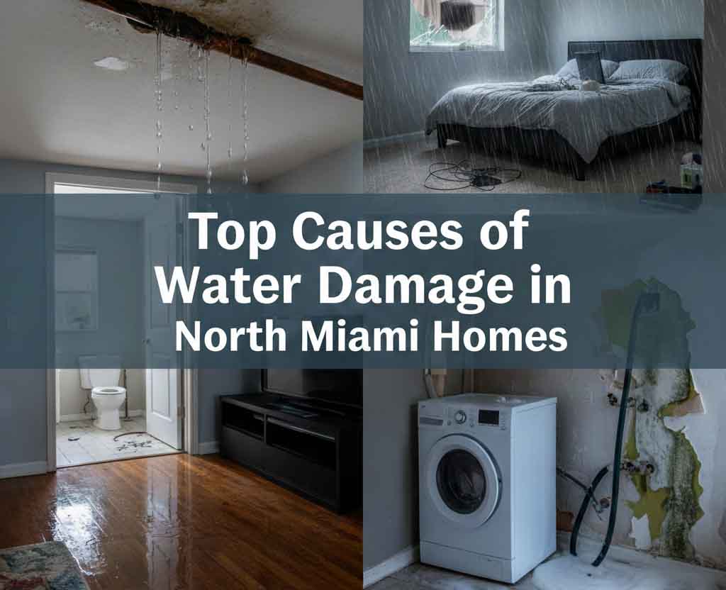 Common Causes of Water Damage in North Miami Homes