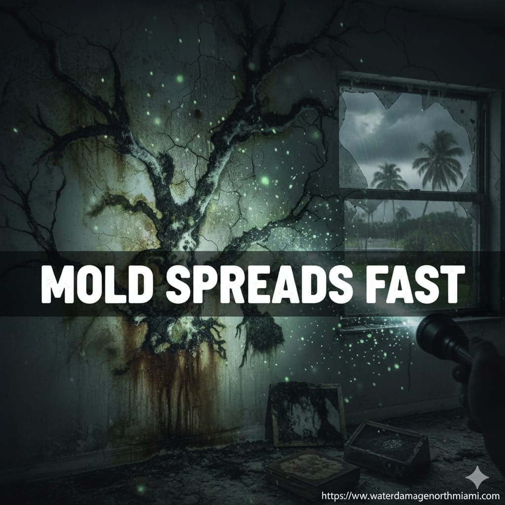Mold Growth After Water Damage in North Miami Properties